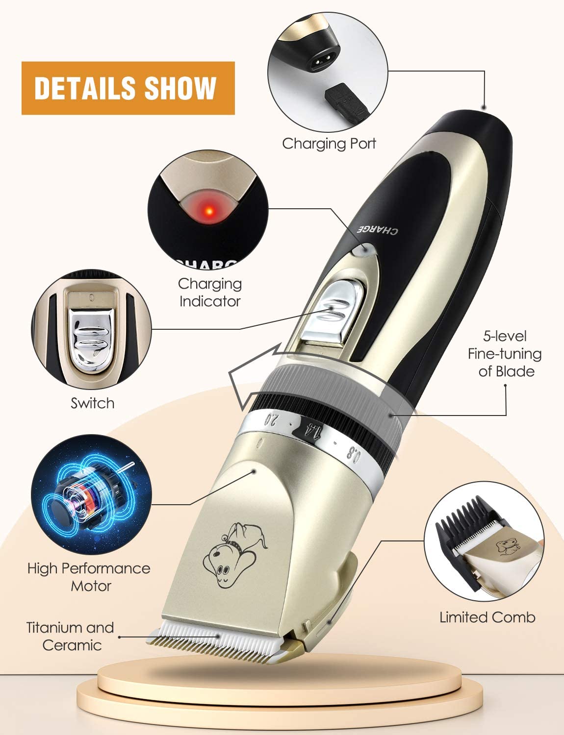 best electric dog grooming clippers