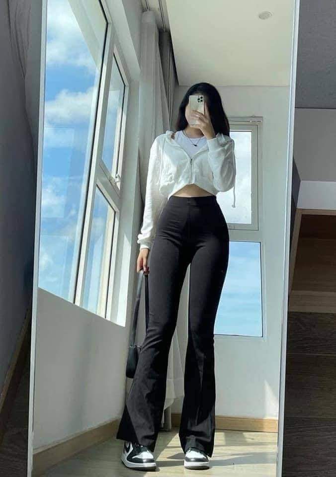 Zahra BOHO Flare Pants/Makapal & Quality/ 20-34 waistline super
