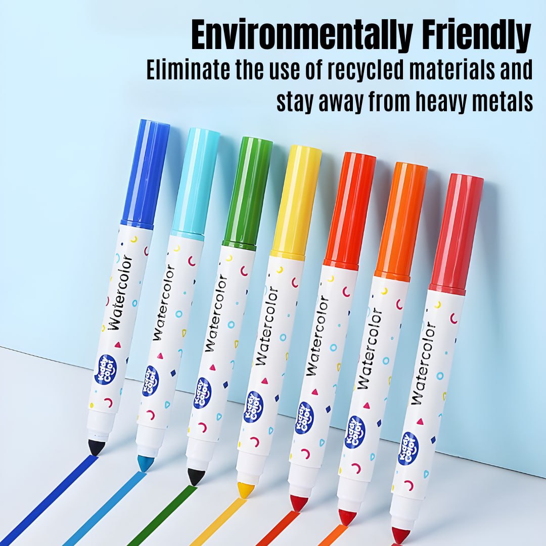 Kiddy Color Washable Colored Markers For Children Coloring
