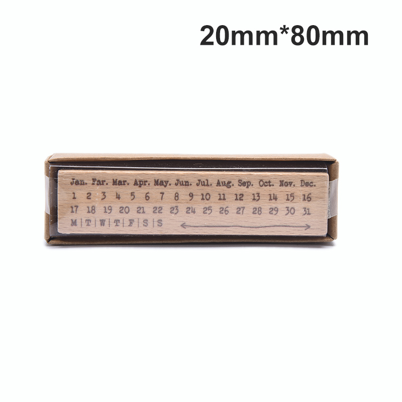 PINGZ Vintage Stopwatch Menu Time Plan Stamp DIY Wooden Rubber Stamps For Scrapbooking
