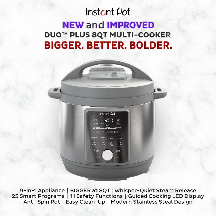 Instant Pot Duo Plus 9 In 1 Pressure Cooker 8L Nigeria