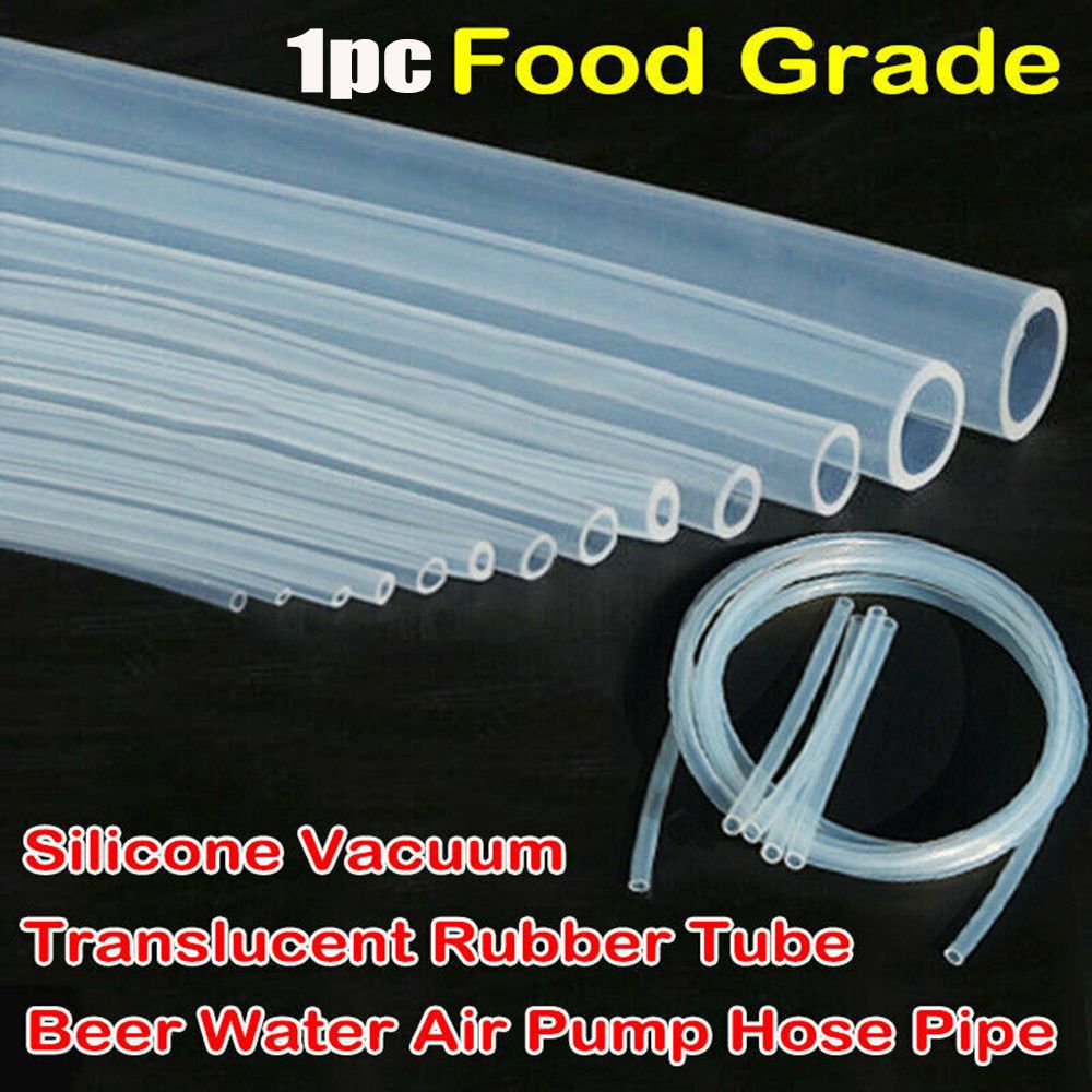 C6471 ống mềm trong suốt cấp độ thực phẩm bia linh hoạt an toàn 1m ống silicon cao su mềm