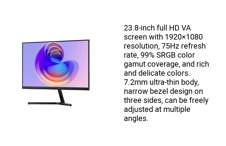 A24FAA-RG 24インチ ゲーミングモニター 165Hz Xiaomi G24 A24FAA-RG 23.8