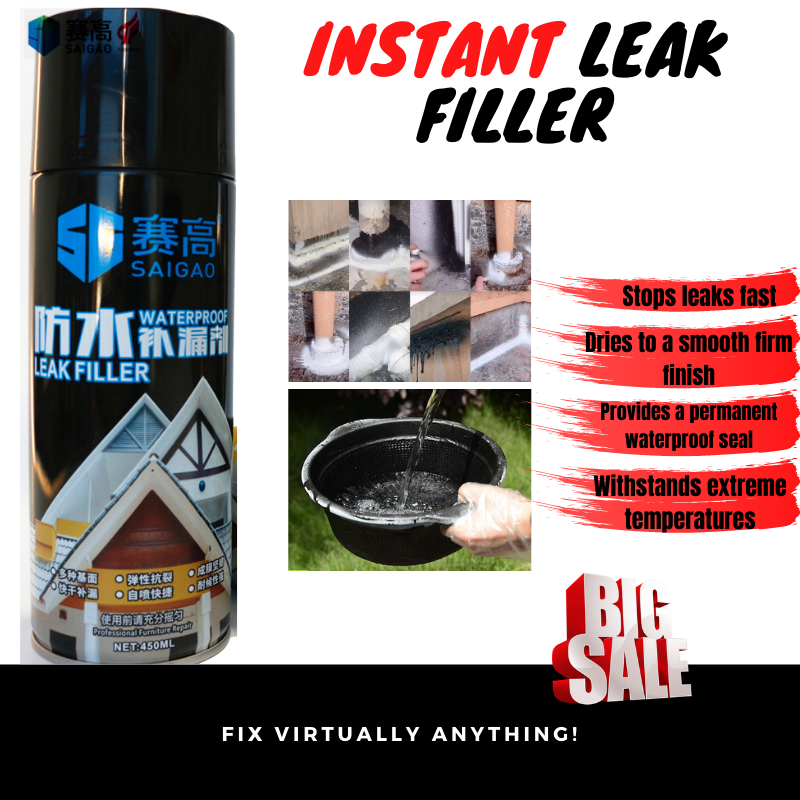water leak fix spray