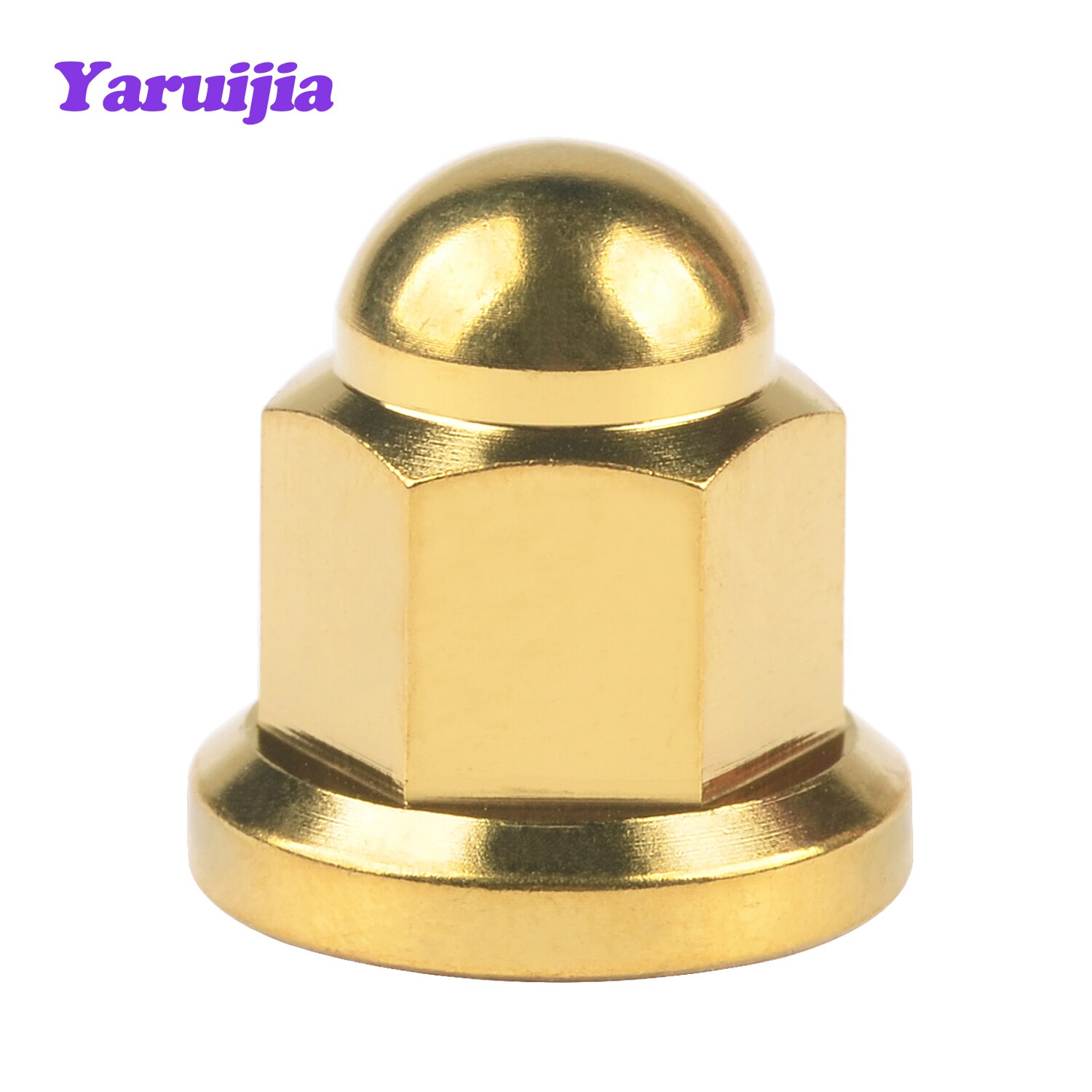 Yaruijia Titanium Nut m6x1.0mm M8 m10x1.25mm mái vòm đầu mặt bích đai ốc