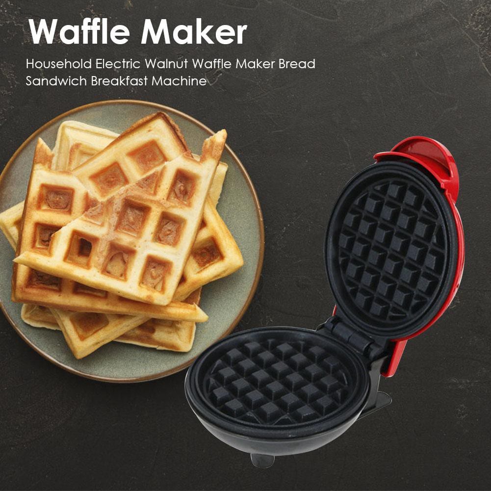 Electric Pancake Maker Cake Pan and Waffle Iron Waffle Maker Machine for Making Breakfast Lunch ＆ Snacks with Easy Clean, Non-Stick (50 Holes) - 2