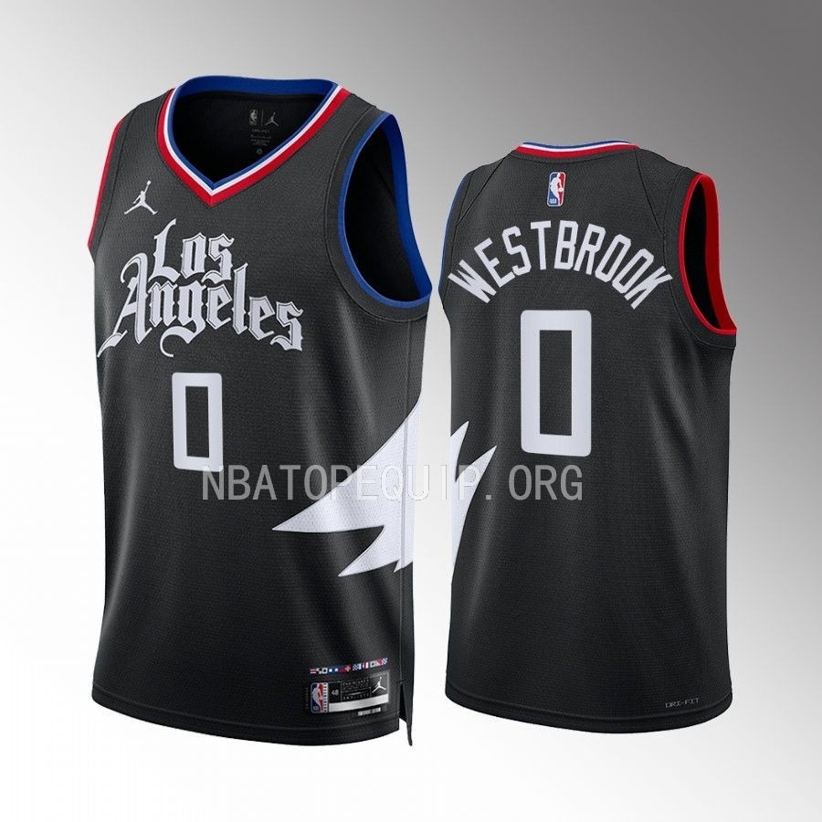 La Clippers Russell Westbrook Jordan Brand Statement 2022-2023 Swingman Jersey