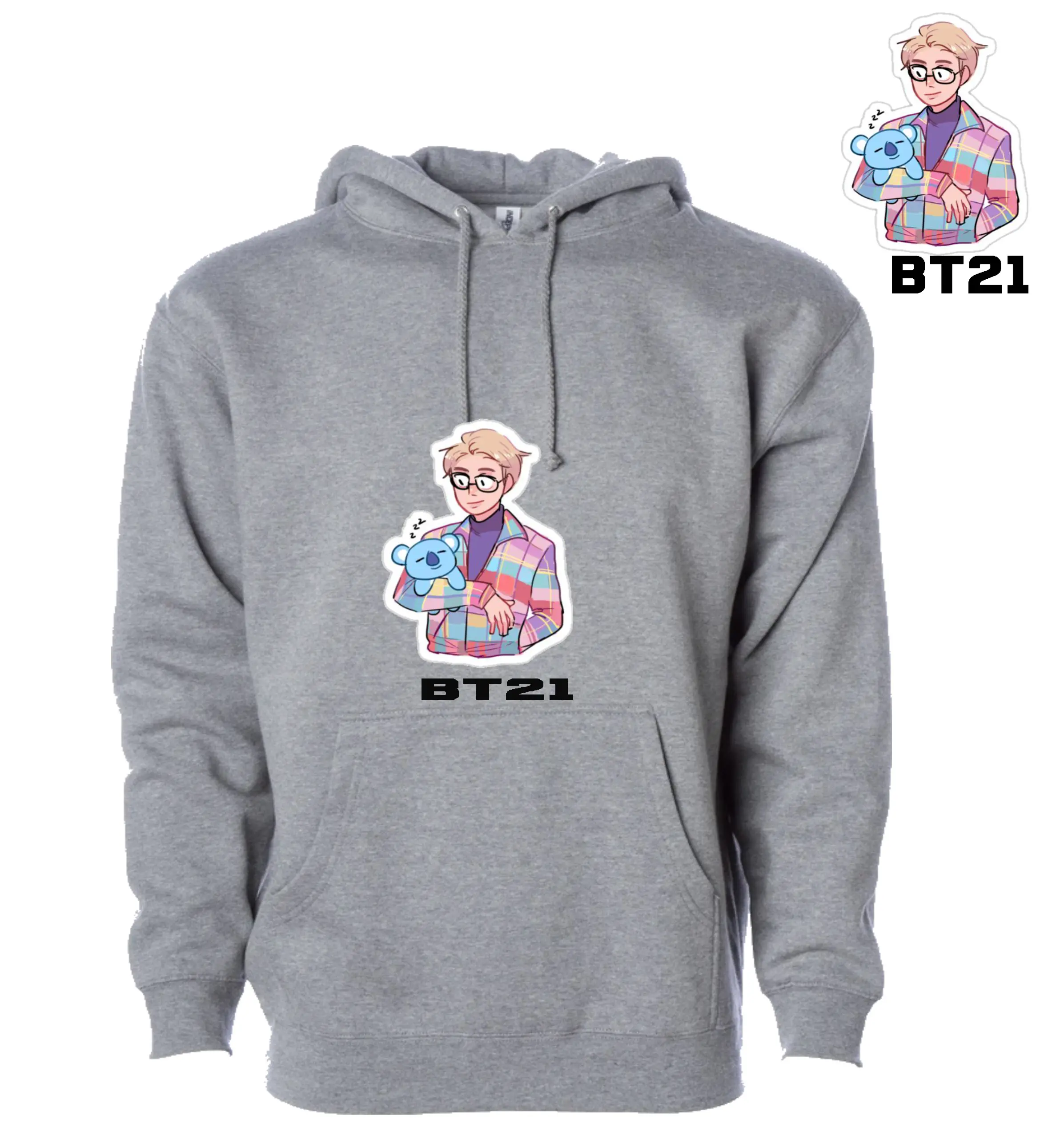 bt21 koya hoodie