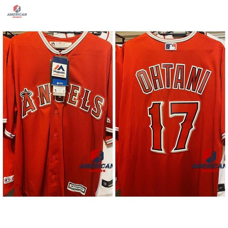 MLB Los Angeles Angels #17 Shohei Ohtani Red stitched Baseball