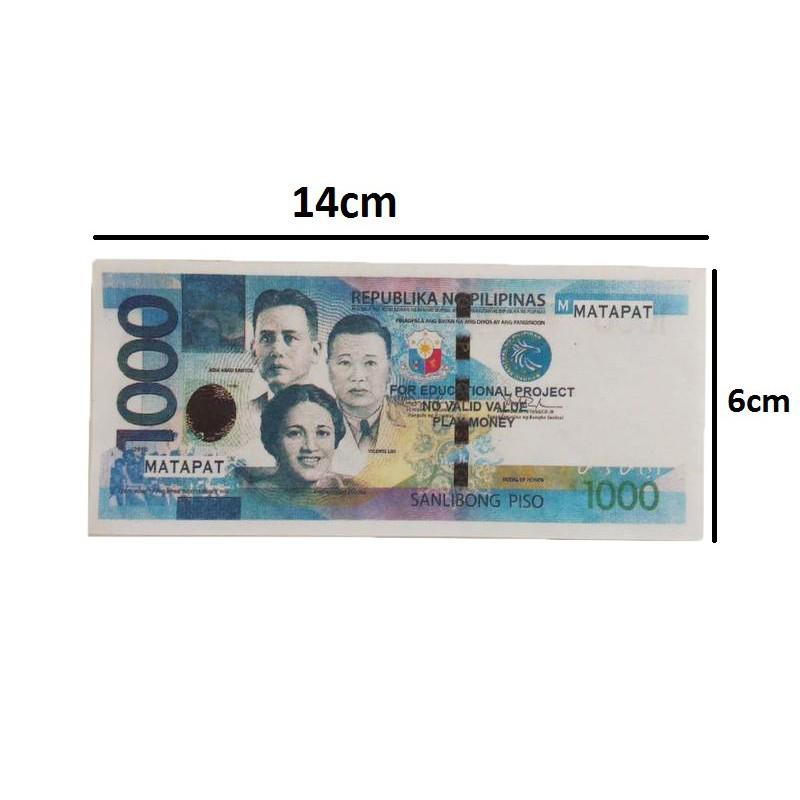 1 pad 20 packs pretend play philippine peso bill money bills and plastic coins educational play money for kids lazada ph