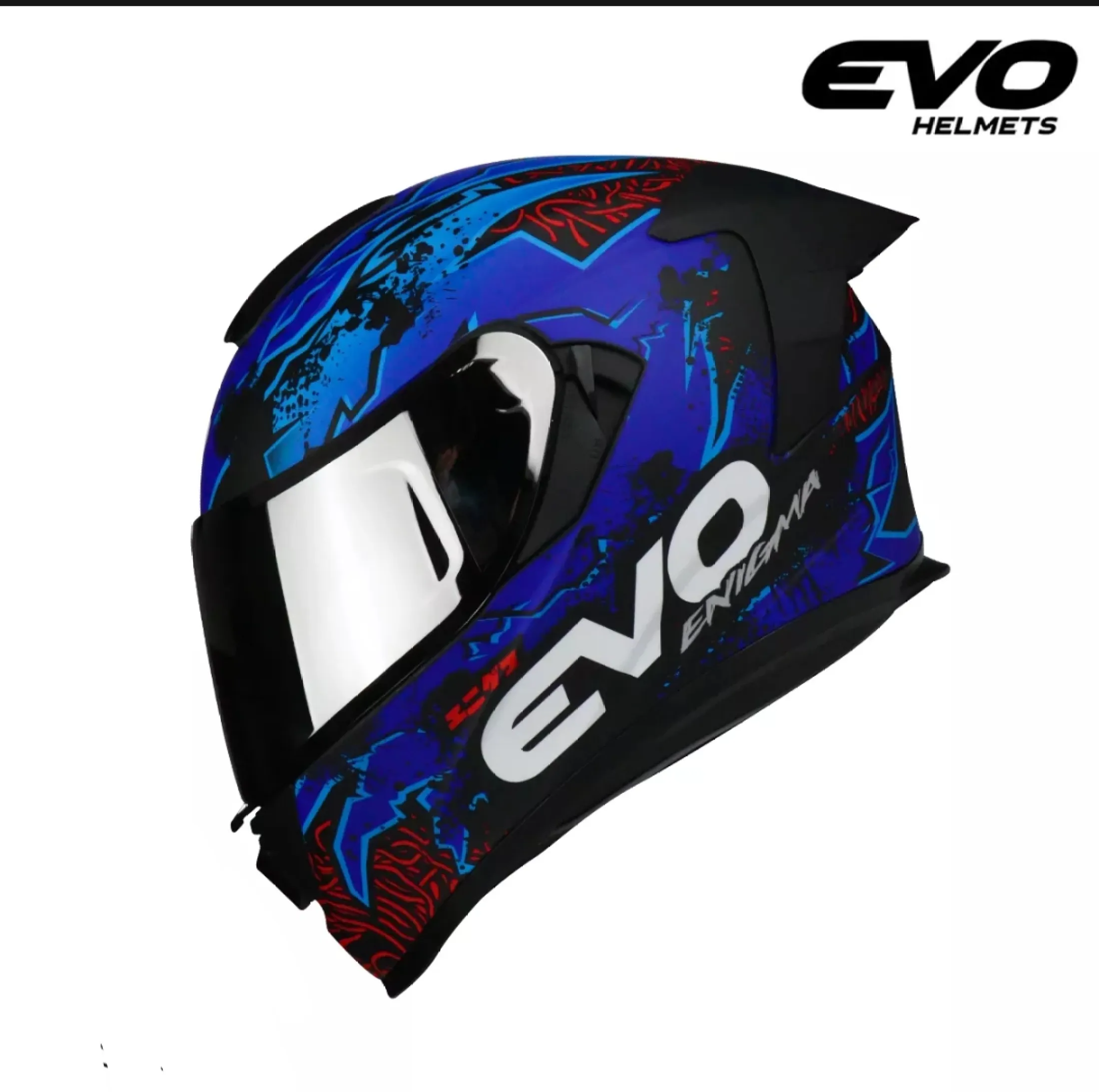 Evo Gt Pro Enigma Dual Visor Full Face Helmet Blue Lazada Ph