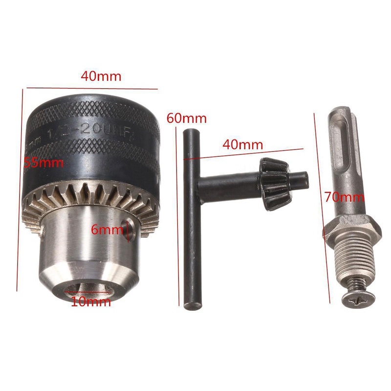 Convert Drill Chuck with 1/4 Quick Change Hex Drive, Impact Driver ...