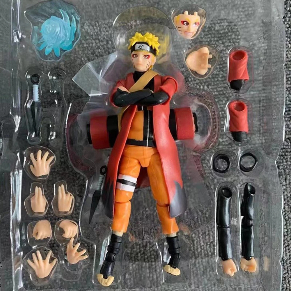 Boneco Naruto Uzumaki MuÃ±eco Articulado Naruto Naruto Modo Sábio