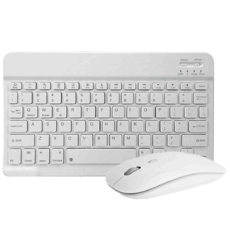 Colorful Wireless Rechargeable Bluetooth Keyboard Mice Set for Samsung