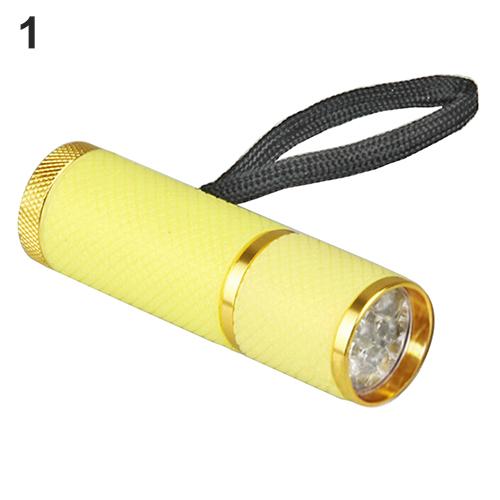 Máy sấy móng tay mini 9 bóng led cầm tay làm khô sơn móng tay gel uv - INTL