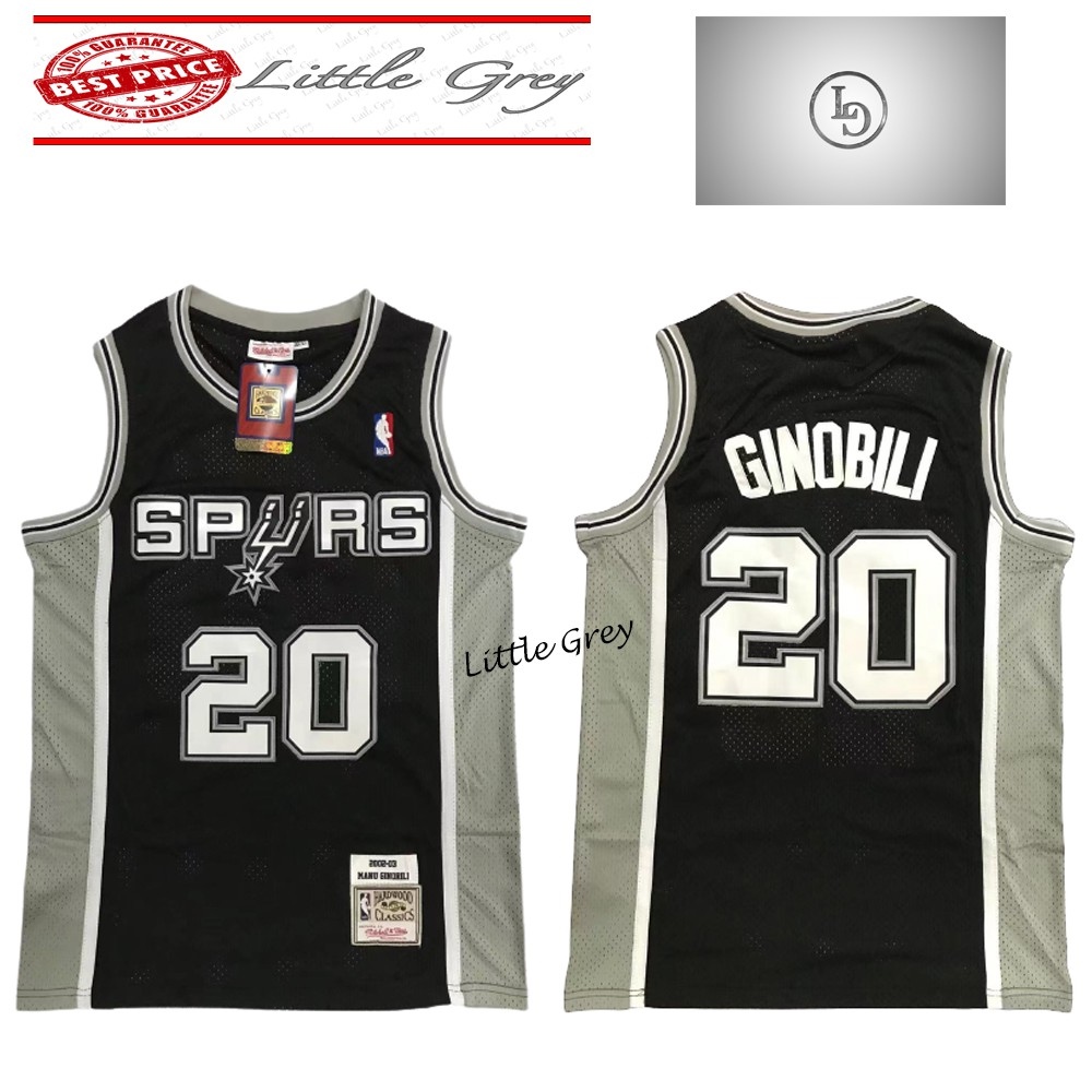 San Spurs 20 Manu Ginobili Basketball Jersey