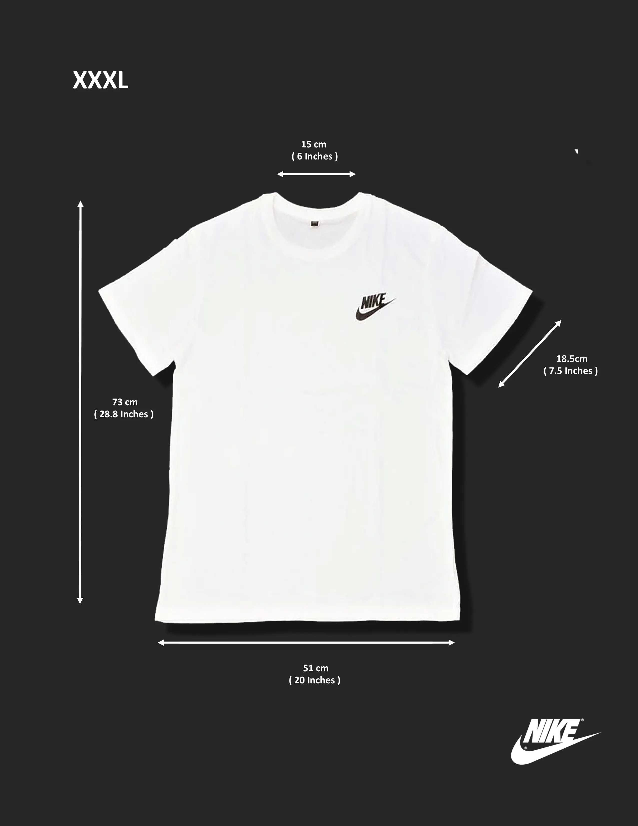 Stylish Nike T-Shirt Unisex 100% Cotton 
