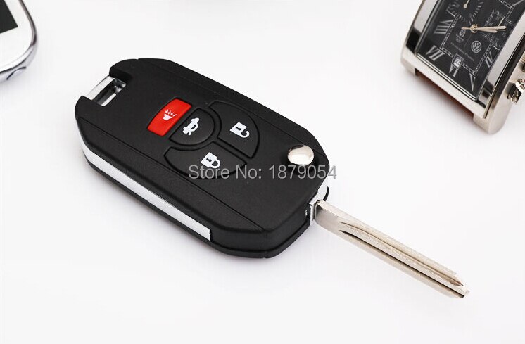 Nissan 3 1 buttons Modified flip remote key Shell (13).jpg