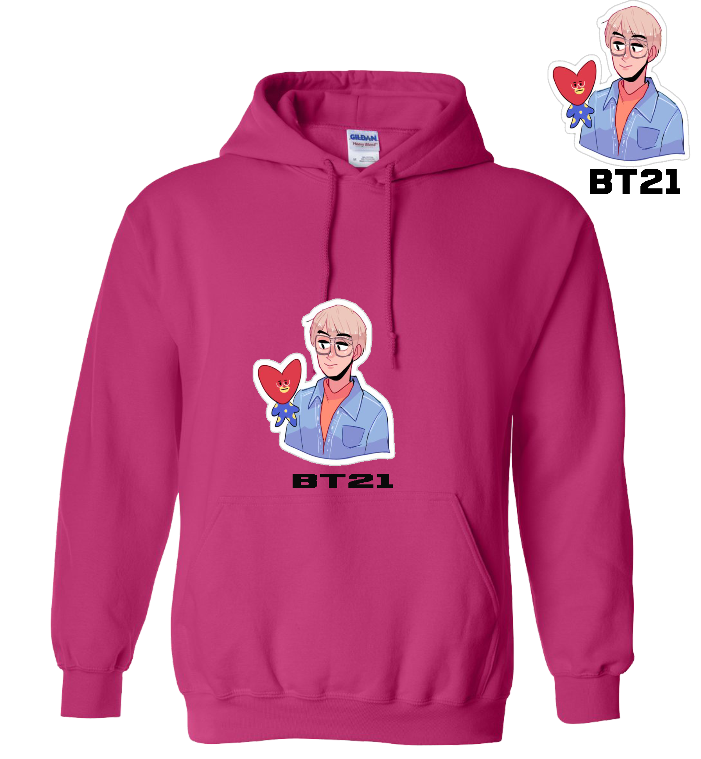 bt21 hoodie tata