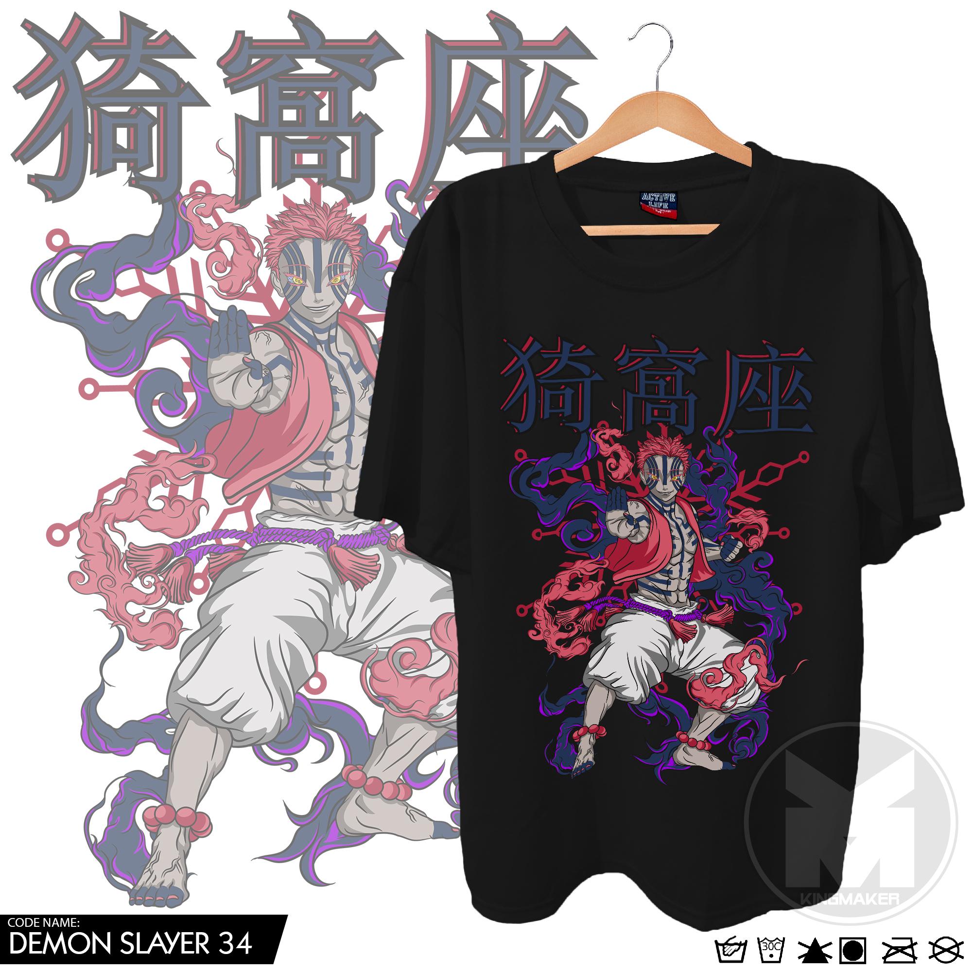 Akaza, Demon Slayer, Anime T-Shirts