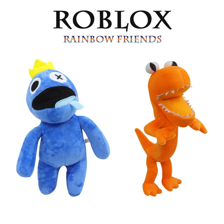 Peluche Rainbow Friends Roblox Blue Green Orange Red Varios