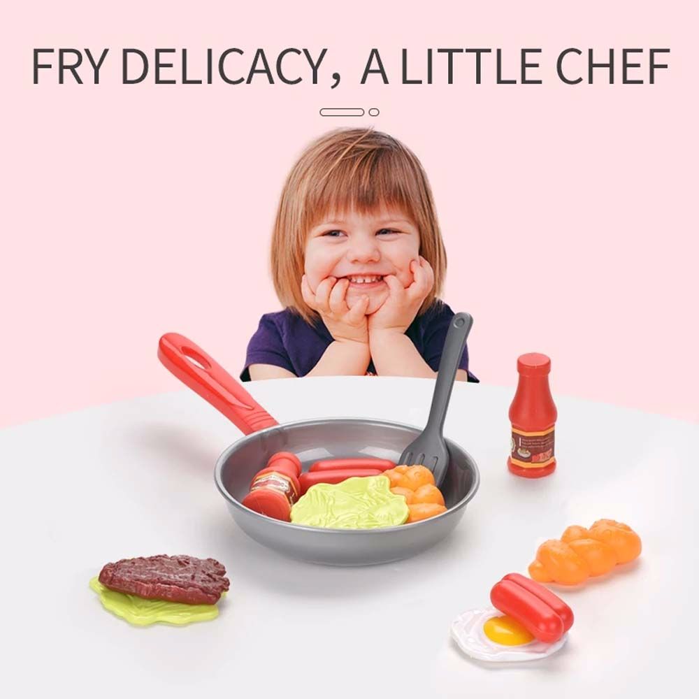 BANZU OMElette Hot Dog Mô Phỏng Đồ Nấu Nướng Nồi Pan Đồ Chơi Bít Tết chơi