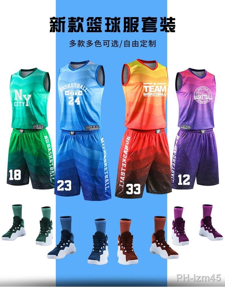 Customized Basketball Suit Men's and Children's Game Trend Jerseys