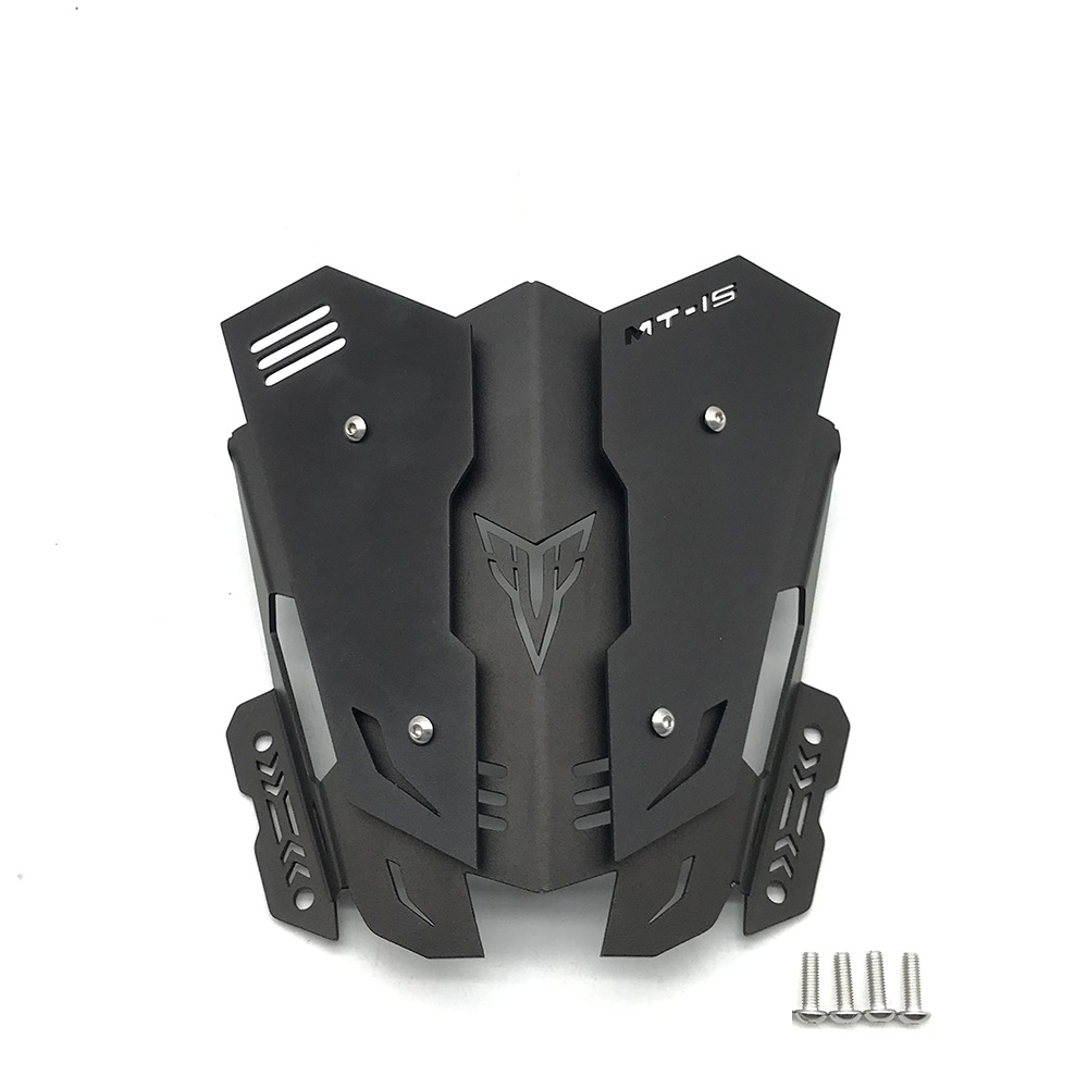 Motorcycles Windscreen Windshield for Yamaha MT-15 MT 15 MT15 2019-2020 Aluminum Alloy Screen Accessories Black