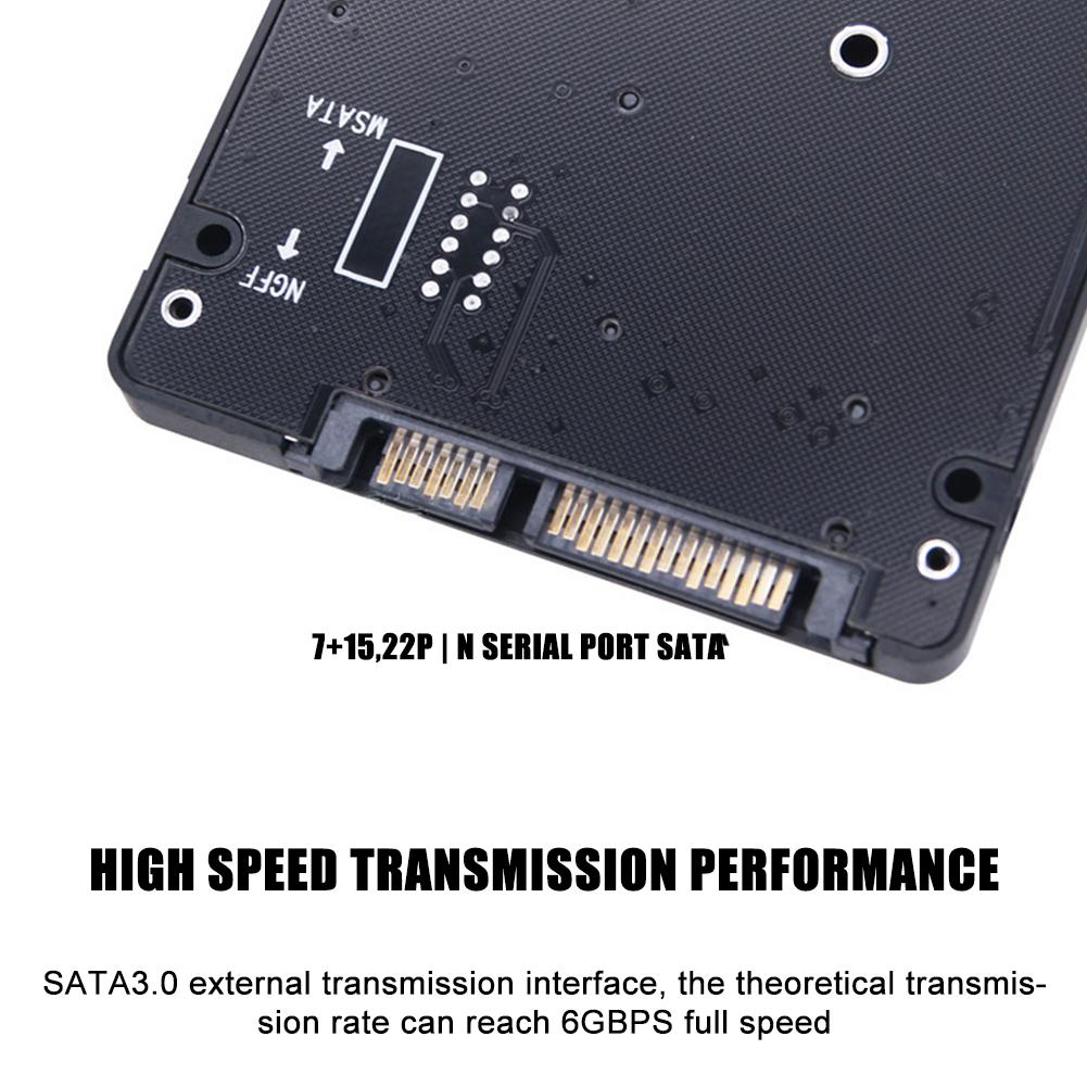 1set SATA 60Gbps To M2 NGFF SATA SSD MSATA SSD Adapter MSATA Adapter To