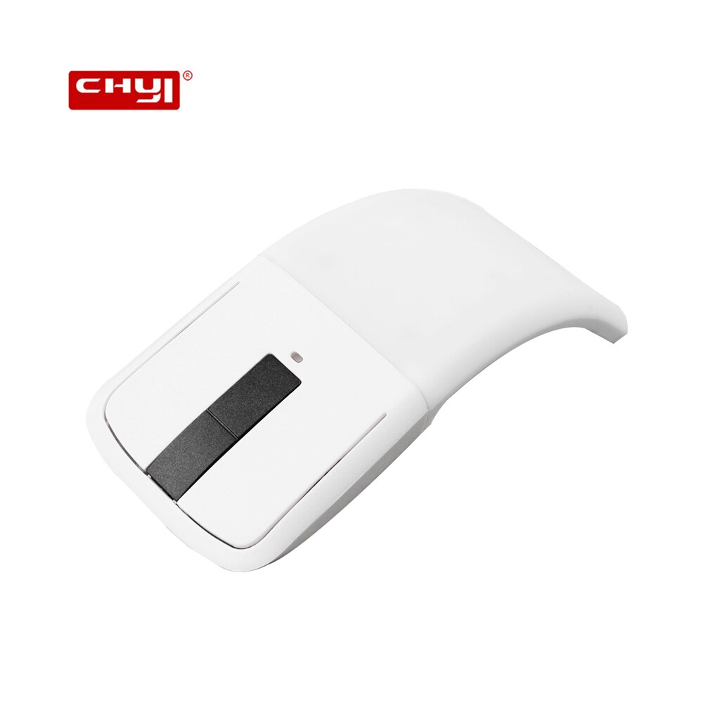 CHYI Foldable Bluetooth Wireless Mouse 1600 DPI Optical Arc Touch Mause Ultra-thin Ergonomic Mute Mice for Laptop Notebook Desktop PC Accessories