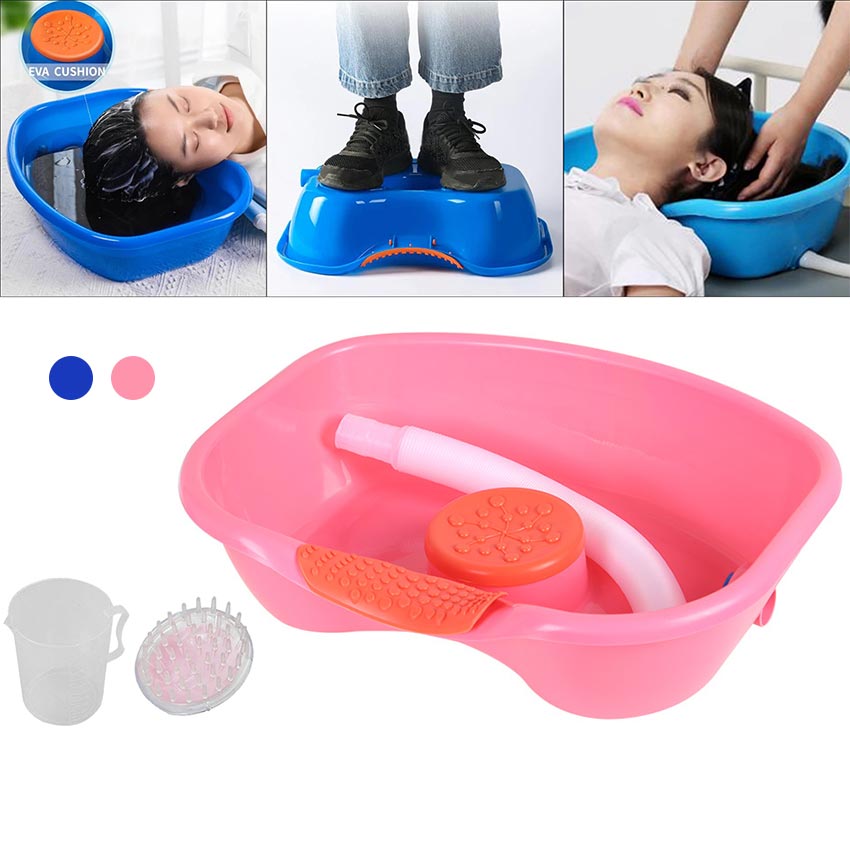 Portable Shampoo Basin Hair Washing Basin Thicker Silicon Pad for Bedridden  Paralyzed Patients Pregnant | Lazada PH