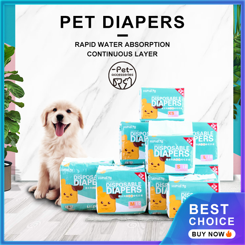 Dog diapers in store store