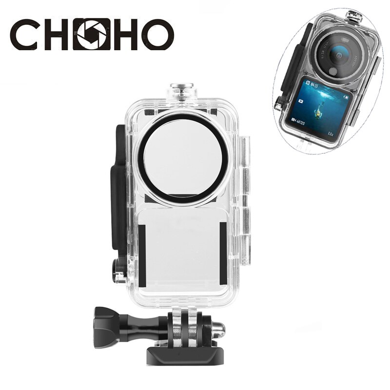 Phụ kiện cho dji osmo action 2 vỏ 45m chống nước dưới nước vỏ gắn vỏ lặn bảo vệ cho máy ảnh dji action2