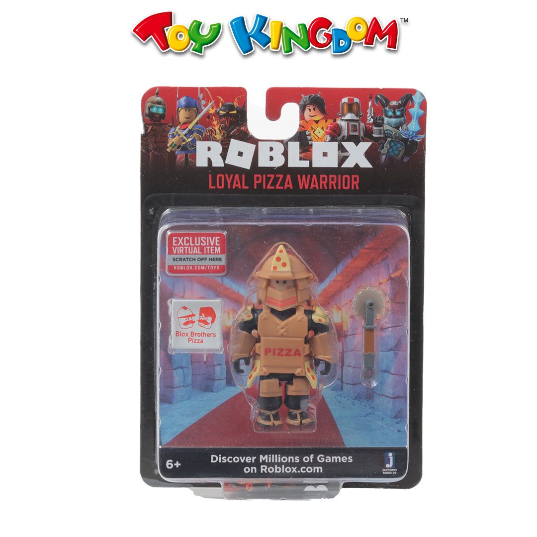 Roblox Loyal Pizza Warrior Figure Toy Kingdom - roblox game card lazada