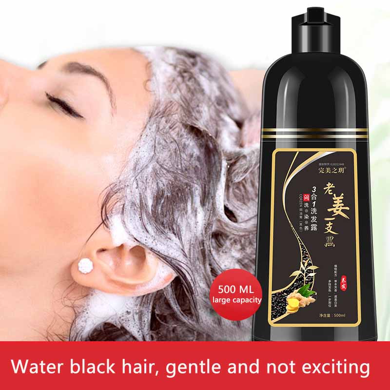 How To Turn Grey Or White Hair Black Naturally: 16 Remedies Bellatory |  White Hair Into Black Fast Black Hair Shampoo Only 5minutes Towish-white  Hair In 