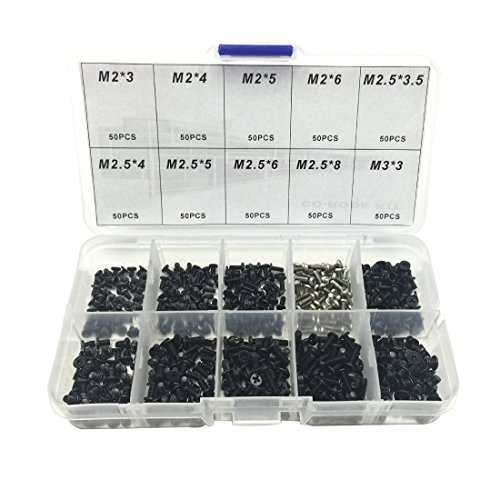 Eowpower 240Pcs Laptop Notebook Computer Screws Replacement Kit for HP IBM Dell Sony Acer Asus Lenovo Toshiba Gateway Samsung 