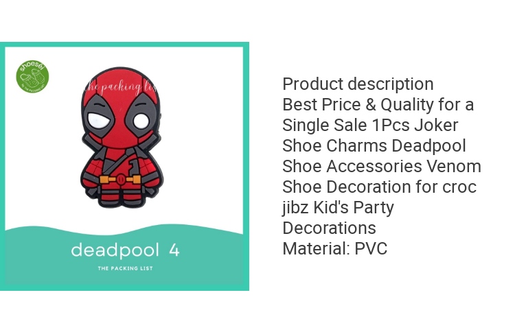 Deadpool jibbitz discount