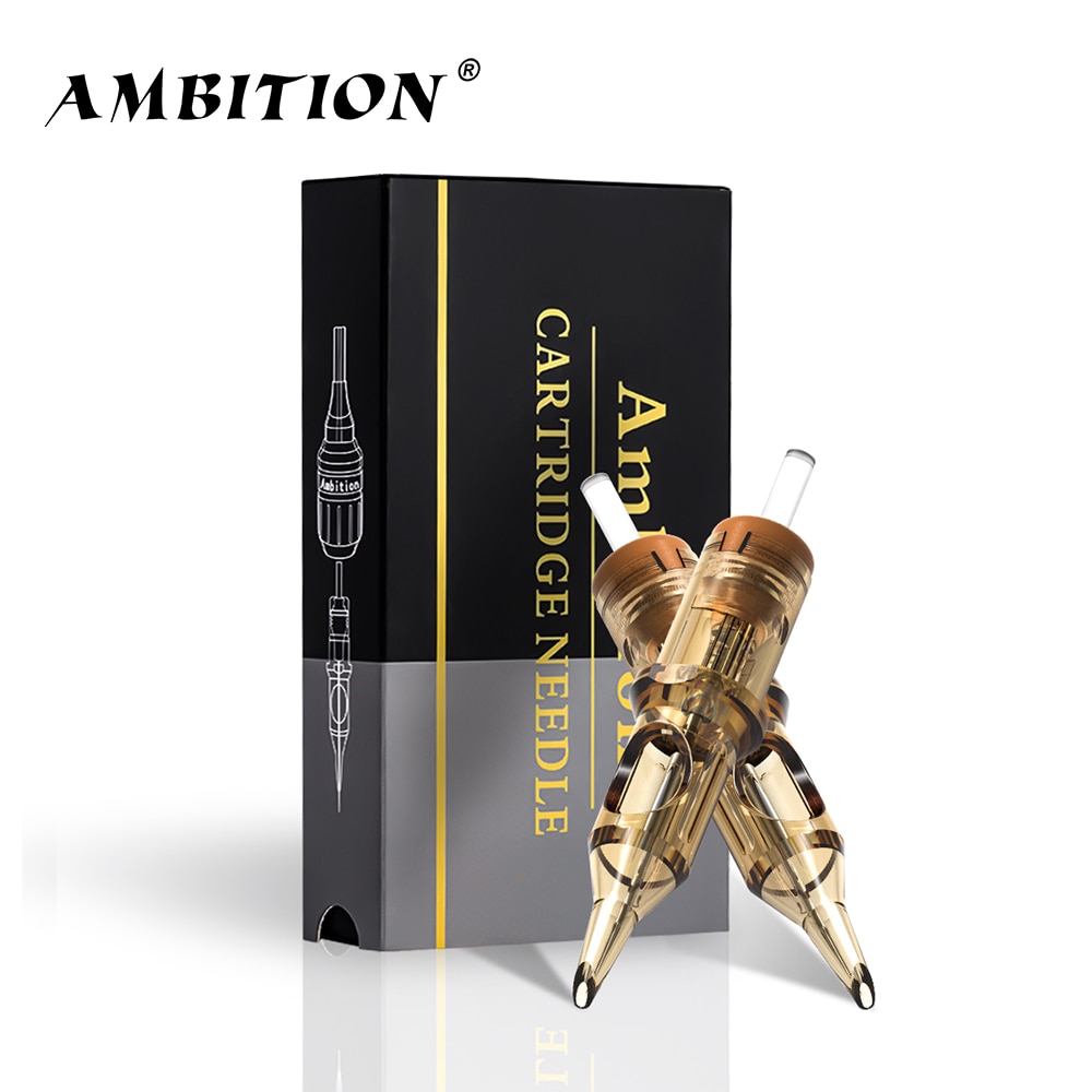 Ambition Revolution Kim xăm máy pen Kim đạn Mix Vòng lót Shader Kim xăm magnum cong 1rl 3rl 5rl 7rl 9rl 11rl 7rm 9rm 13rm 20pc
