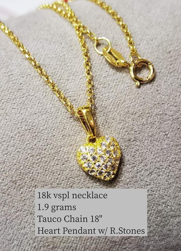 18K Pure Saudi Gold Vspl Necklace Tauco 