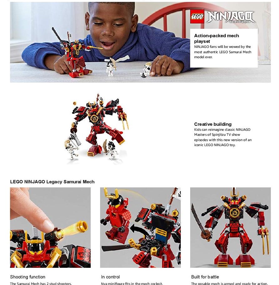 lego ninjago 70665 samurai robot