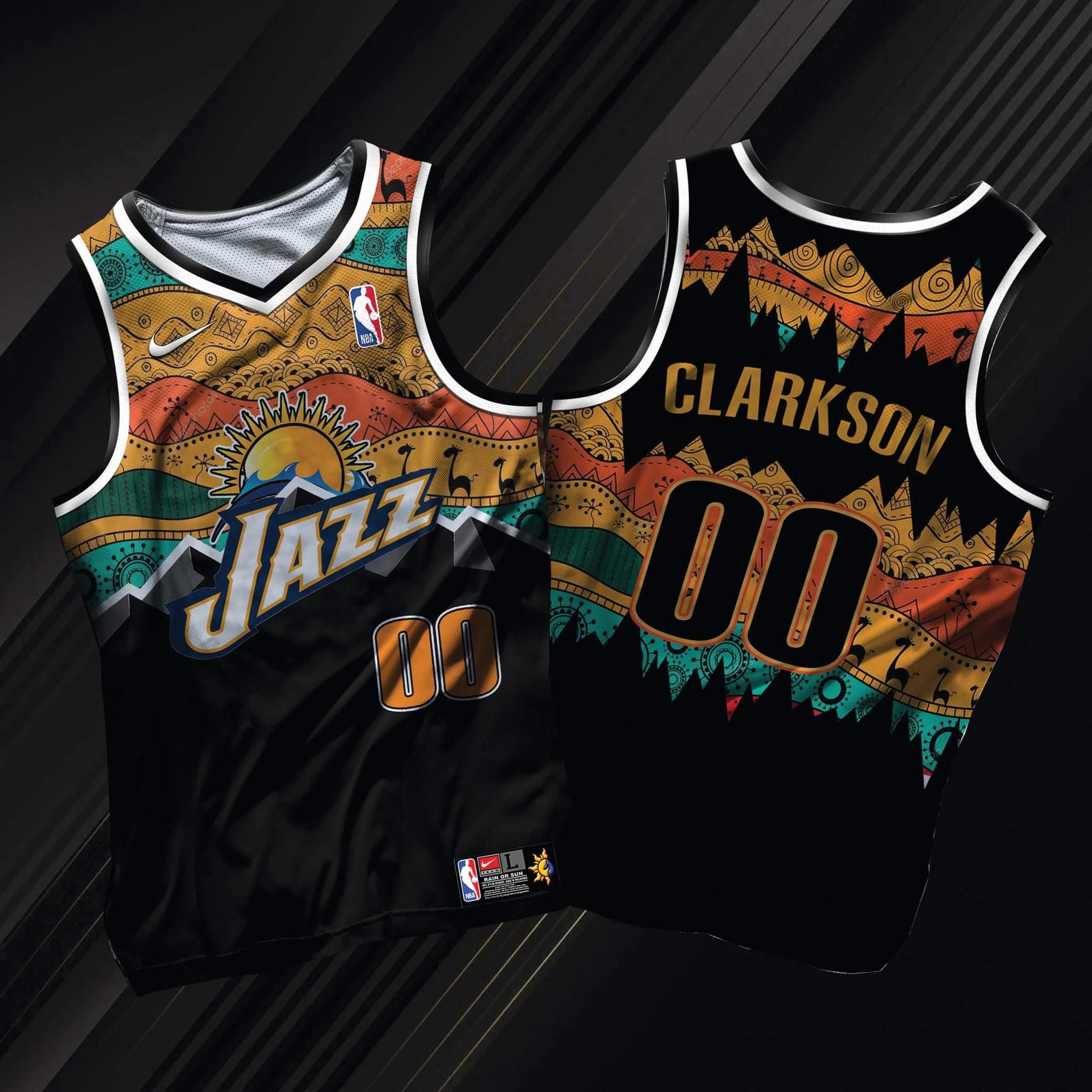 utah jazz sublimation jersey