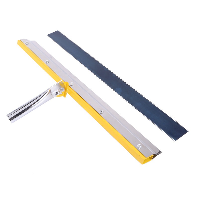 Stainless Steel Notched Squeegee Epoxy Cement Painting Coating Self  Leveling Flooring Gear Rake Construction Tools Part