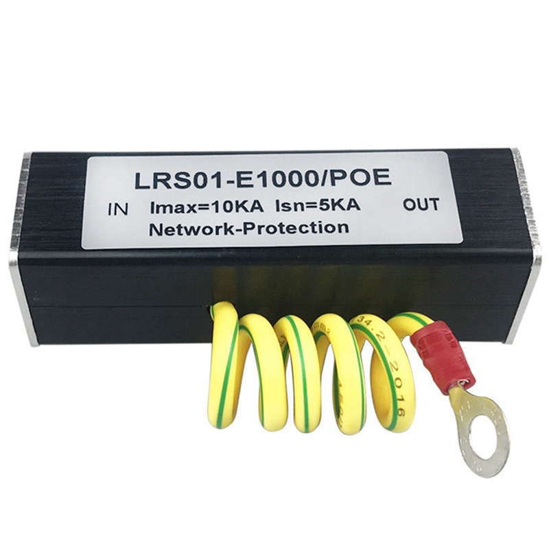 100 1000M POE IP Camera Network POE Switch RJ45 & POE Surge Protector