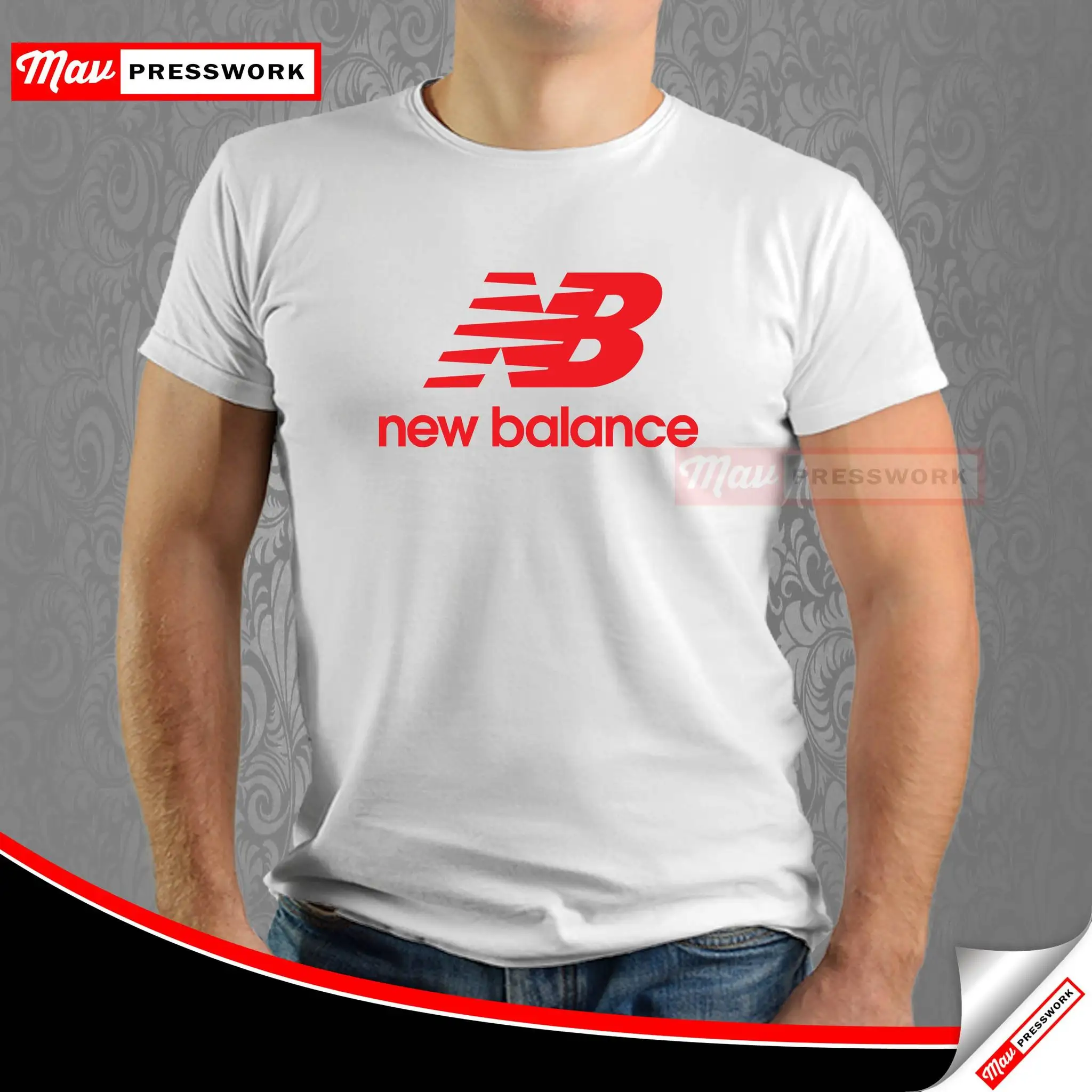 new balance white shirt