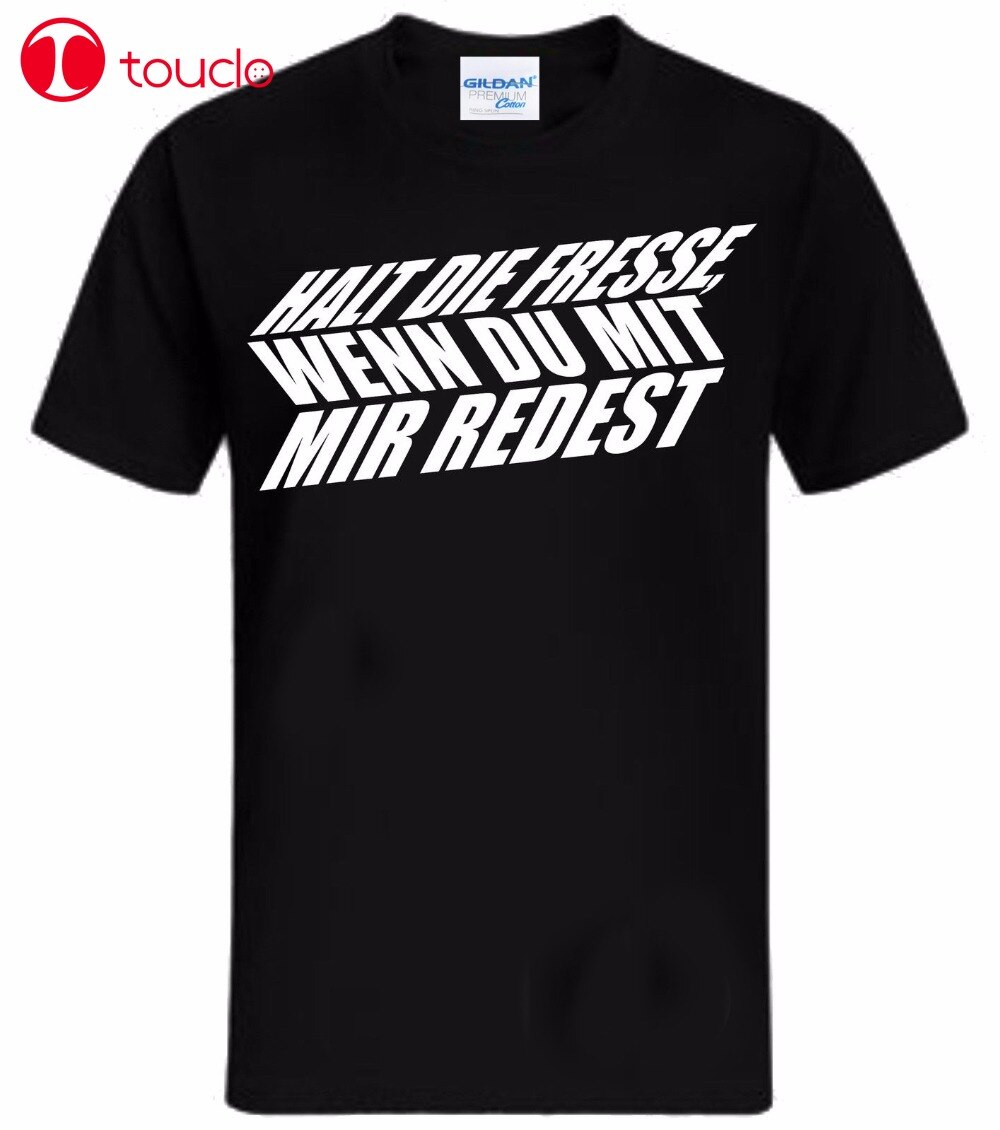 Tshirt Male Custom Design Shirts Fresse Tee Shirt Party Dumm Mach Film Fun Lustig T-Shirt