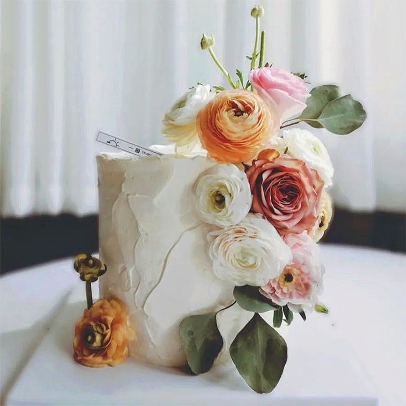 Cake Flower 60th Silk Flowers Birthday Cake Flower Malaga Perth Australia –  Artistic Greenery
