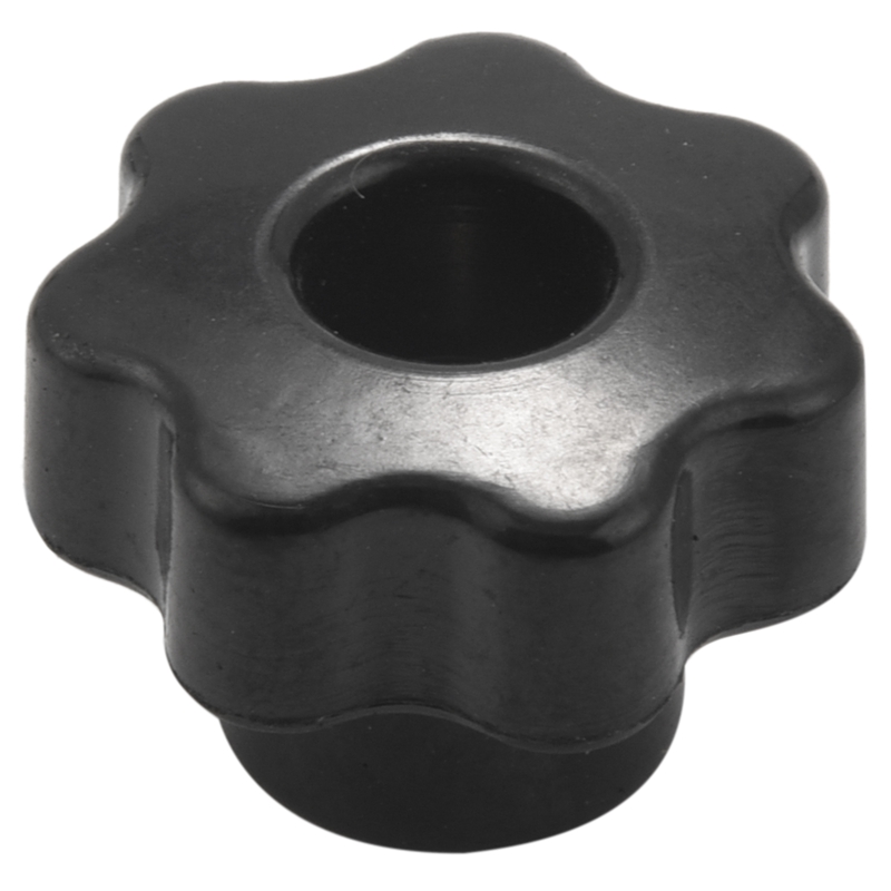 10pcs m6 internal thread knob screw plastic star head clamping knob black m6 x 25