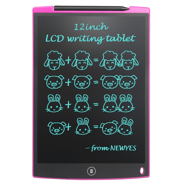 12นิ้ว LCD แท็บเล็ตสำหรับเขียนอิเล็กทรอนิกส์กระดานเขียนเล่นกราฟิกดิจิตอลแท็บเลตฝึกเขียนของขวัญสำหรับเด็ก Early ของเล่นเพื่อการศึกษา