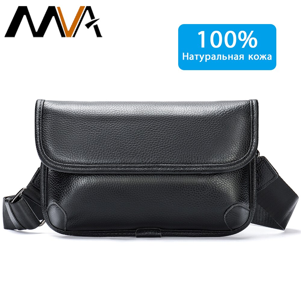 ZZOOI MVA Man Bag Leather Sport Black Shoulder Bags For Men Free Shipping Waterproof Business Sac De Messager Mariconera Hombre Torba