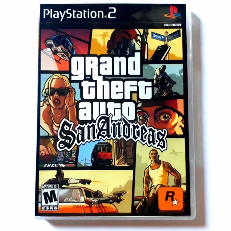 gta san andreas ps2 cd original